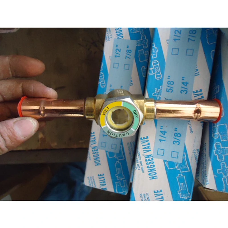 Low Price Brass Sight Glass Water Flow Detector Thread Connection Flow Indicator