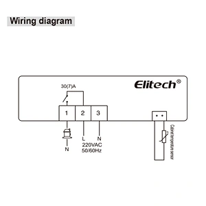 Elitech ECS-16 220V Temperature Controller for beverage cabinet