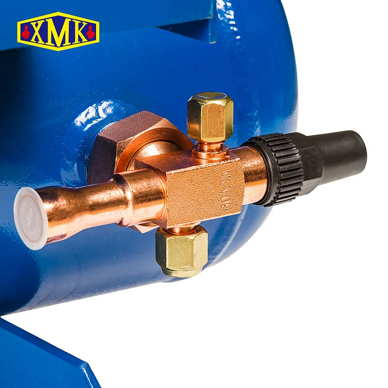 XMK Horizontal type liquid accumulator for compressor horizontal receiver refrigerant liquid receiver 10HP 20L