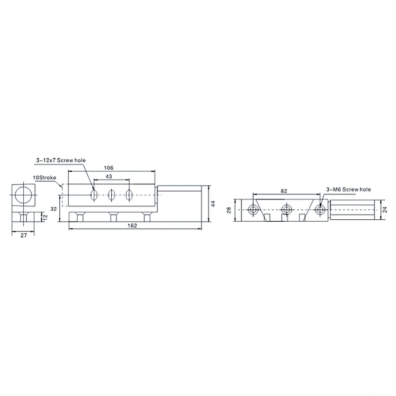 Reversible reach-in edge mount cam-lift hinge , plated chrome metal hinge YL-1132