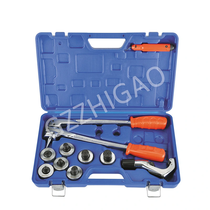 Refrigeration serviceman use lever tube expanding tool kit Air conditioning  tube expanding tool set