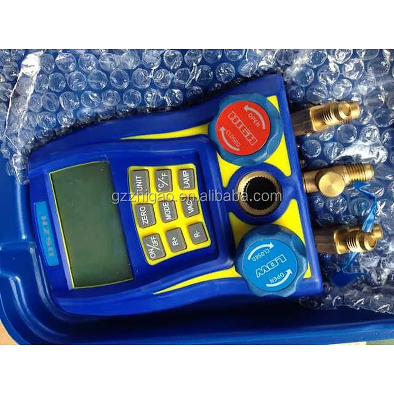 multifunctional digital manifold pressure gauge for car and air condition
