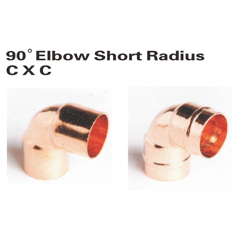 Factory support copper pipes fittings refrigeration spare part copper y fittings copper tube Tee
