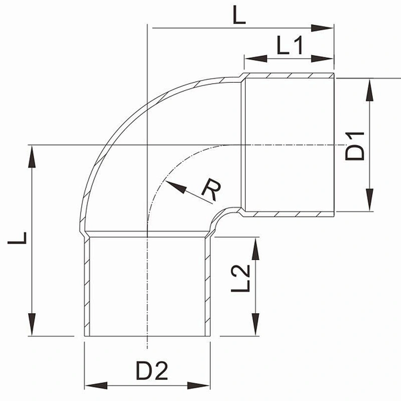 high quality 90 degree copper pipe elbow/air conditioner copper pipe fittings/Copper pipe fittings