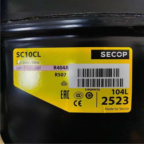 SC10CL Secop LBP compressor 220-240V/50Hz 1Ph R404A R507