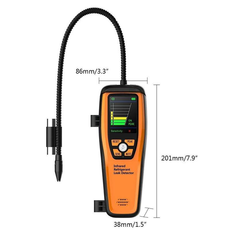 Elitech ILD-300 Infrared Refrigerant Leak Detector Refrigerants Electable