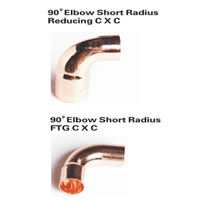 Factory support copper pipes fittings refrigeration spare part copper y fittings copper tube Tee