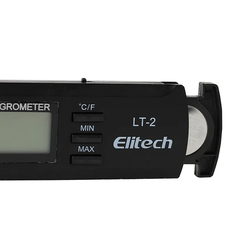 Elitech LT-2 Digital Temperature Home Office Thermometer Temperature and Humidity Memory