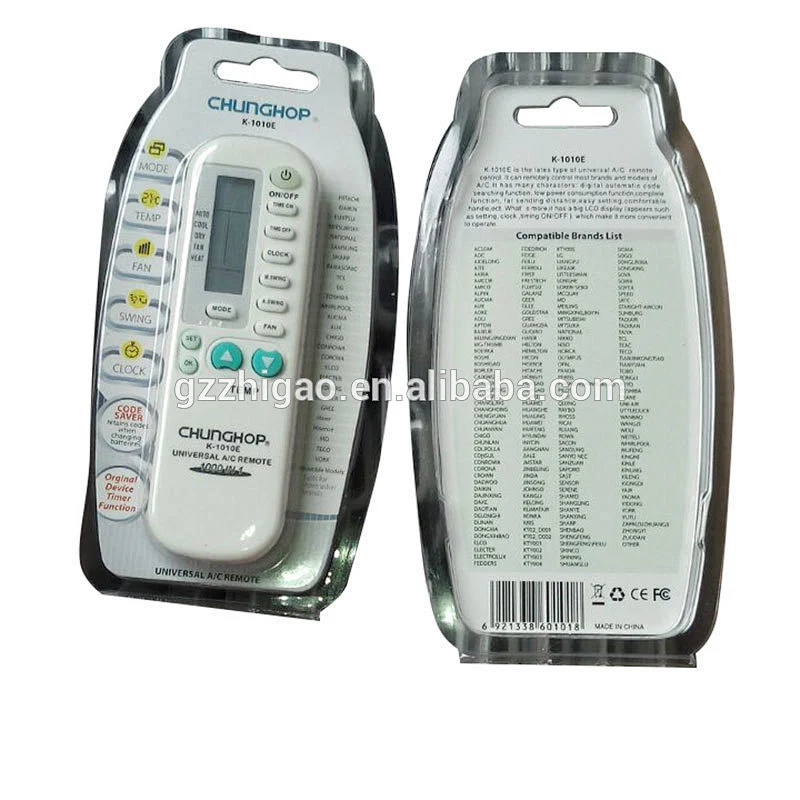 CHUNGHOP Universal A/C Remote Control K-1010E