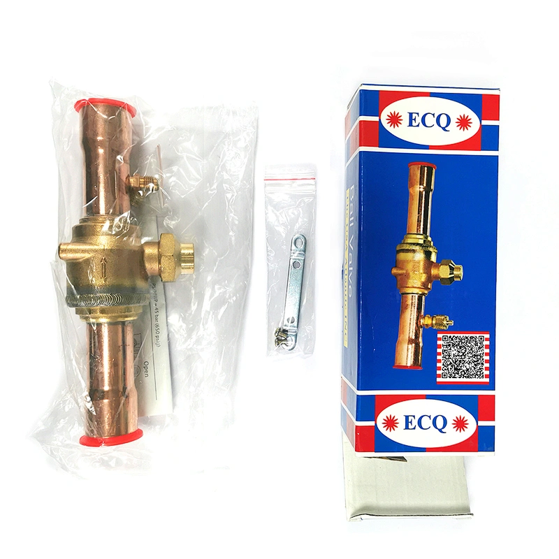 Factory support ECQ Model GBC ball valve brass shut-off valve applicable to two direction flow size 7/8