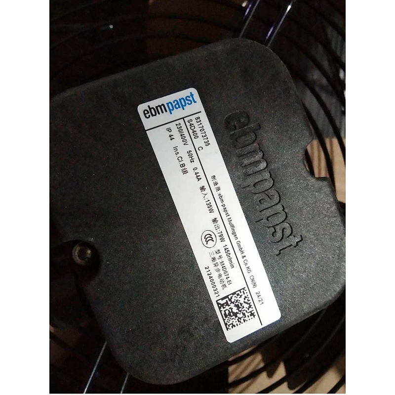 Axial fan motor ventilation flow fans S4E400