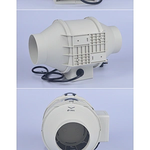 Top quality exhaust 100mm silence ventilating fan/in-line square duct fan to refresh