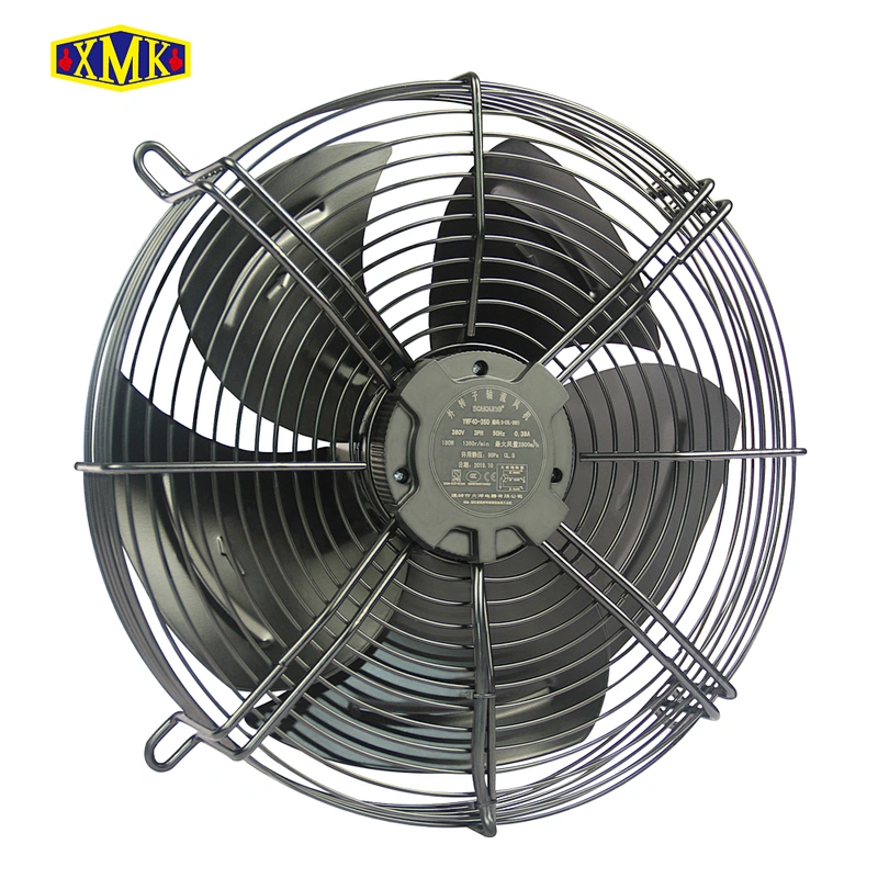 Axial Cooing fan motor exhaust ventilation flow fans plastic or metal blade design