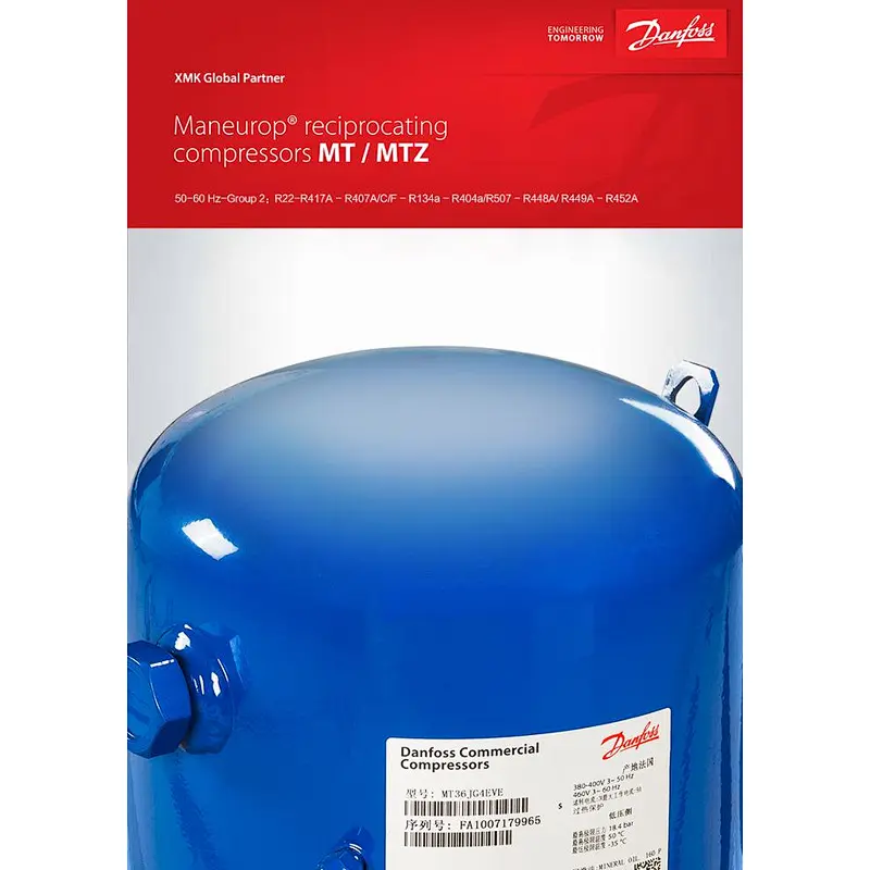 R22 R404A Maneurop compressor for handing room