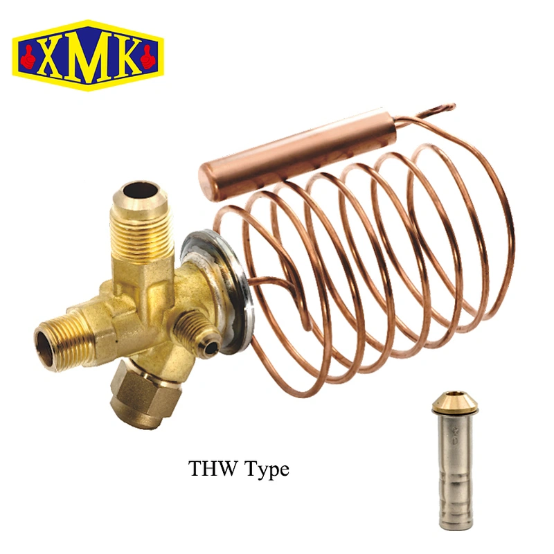 Refrigeration Spare Parts T type Thermal Expansion Valves Thermostatic Expansion Value