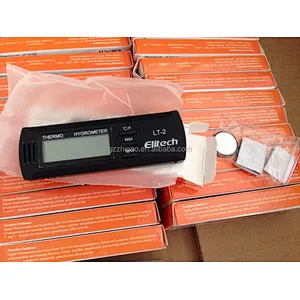 Elitech LT-2 Digital Temperature Home Office Thermometer Temperature and Humidity Memory