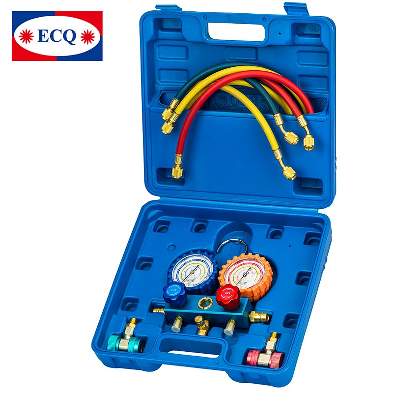 ECQ Refrigerator Accessories Air Conditioner Manifold Gauge Charging Hose set
