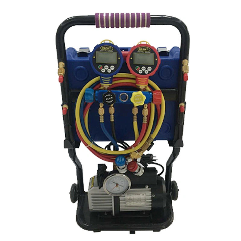 New DS-20114 Refrigeration Tool Manifolds and Vacuum Pump Charging Station
