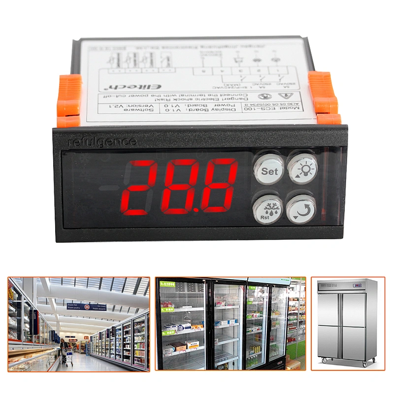 Elitech ECS-100 Temperature Controller for high-end air-cooled beverage cabinets,display cases, kitchen cabinets
