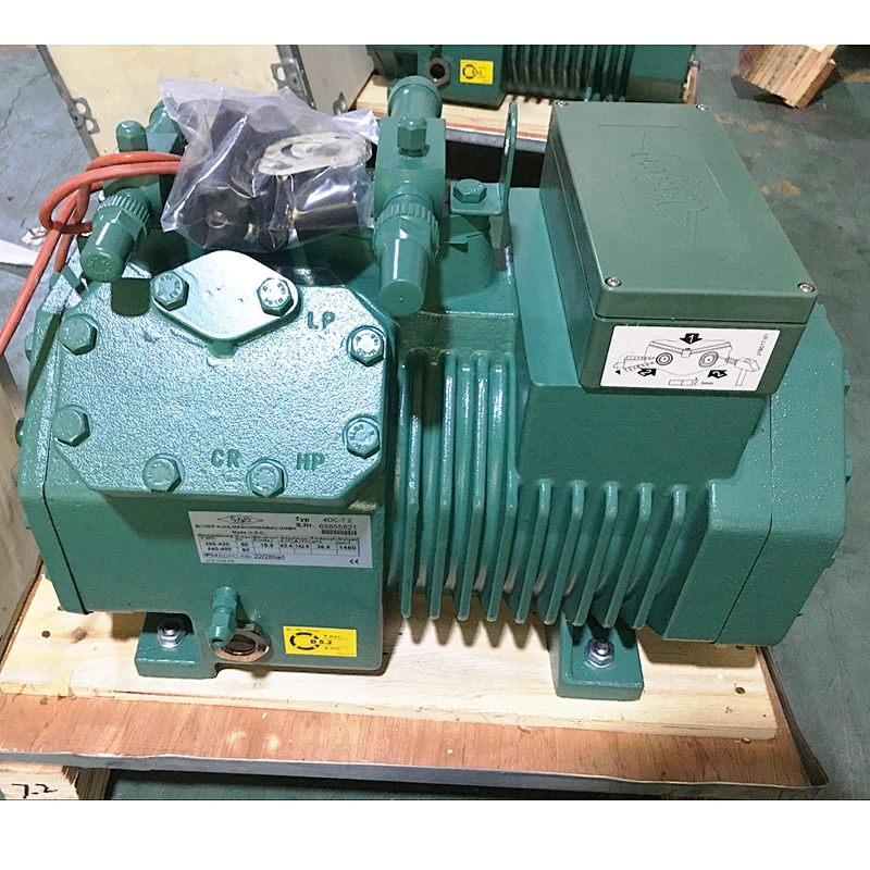 Factory OEM Piston Compressor Refrigeration Unit Parts 6HP 4DC-7.2 refrigerant compressor semi hermetic compressor