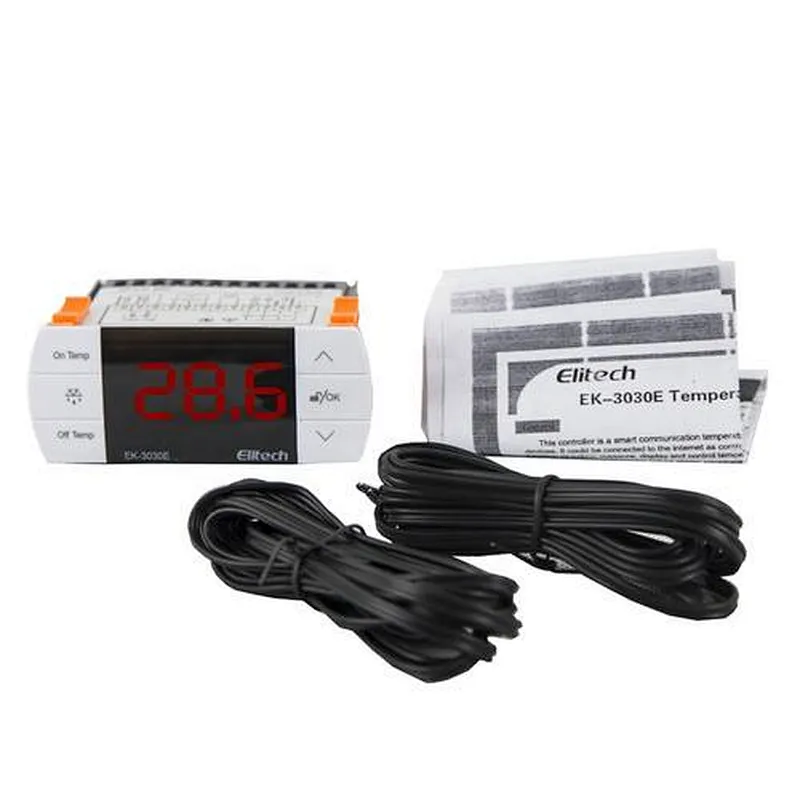 Elitech EK-3030E Temperature Controller  used for temperature control of cold storage and heating devices