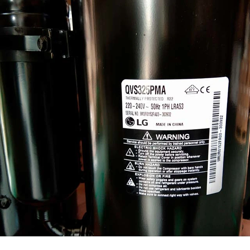 18950btu,2HP,R22 rotary rotary compressor QVS325PMA for Refrigeration system hot selling to Europe/Middle East