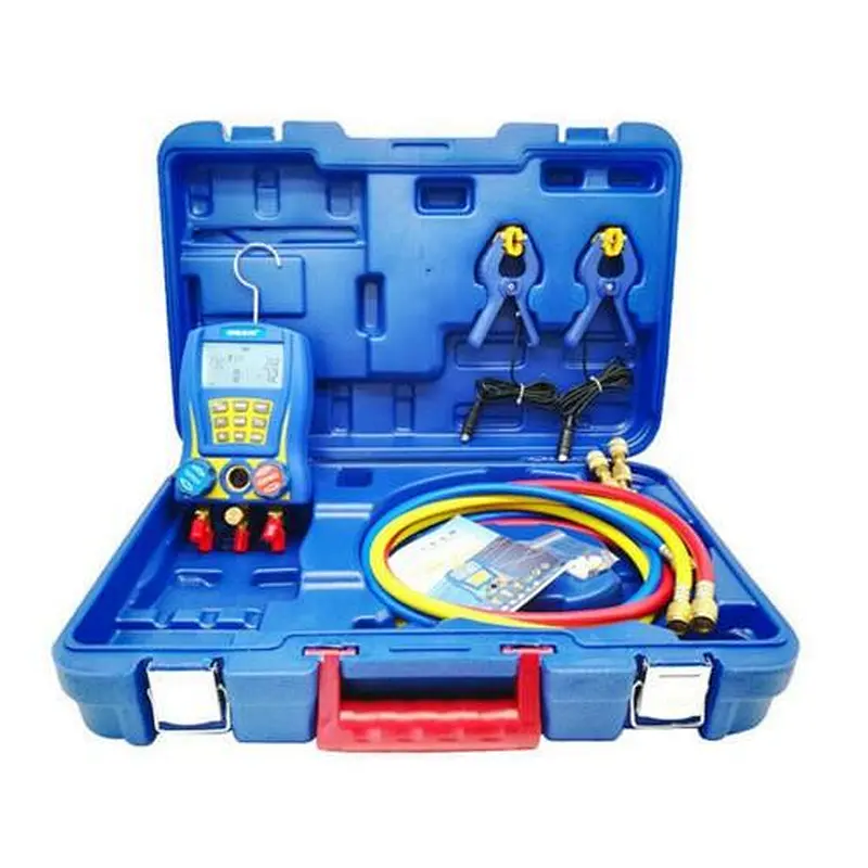 multifunctional digital manifold pressure gauge for car and air condition