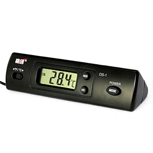 DS-1 digital display car clock thermometer water inside and outside thermometer refrigerator instrument clock thermometer DS-1