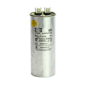round type   CBB65 AC motor starting & run capacitor for compressor