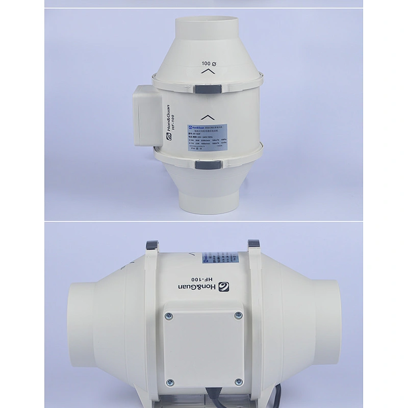 Top quality exhaust 100mm silence ventilating fan/in-line square duct fan to refresh