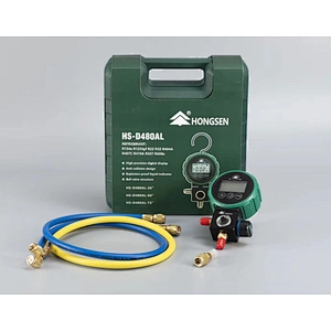 HS-D480AL digital refrigeration single Manifolds gauges