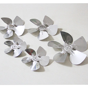 OEM ODM Custom metal electric motor air conditioner Aluminium Plastic Fan Blade