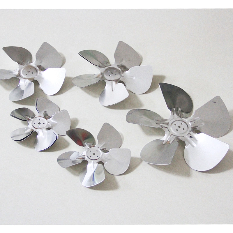 OEM ODM Custom metal electric motor air conditioner Aluminium Plastic Fan Blade