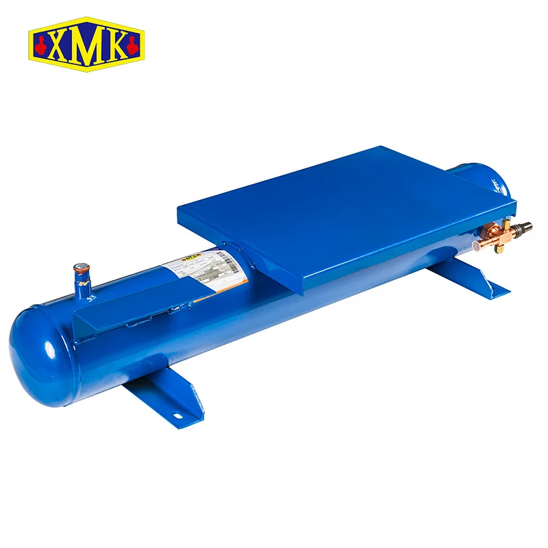 XMK Horizontal type liquid accumulator for compressor horizontal receiver refrigerant liquid receiver 10HP 20L