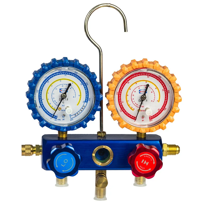 Aluminum Alloy Testing Manifold CT-MC636G for R410a
