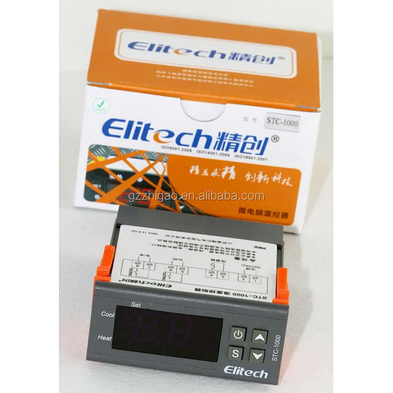 Cooling and Heatting Autoatically transfer  Elitech  Thermostat Temperature Controller STC-1000