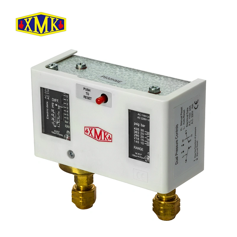 XMK High or Low Adjustable Dual pressure controller for condensing unit