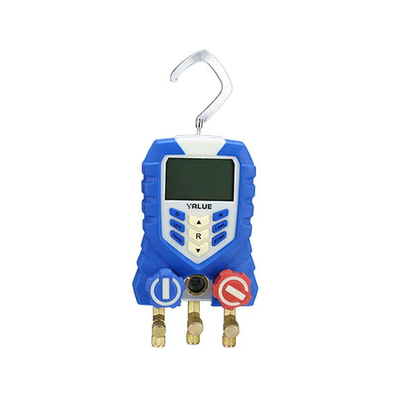 R22/R134a/1234yf/R290/R404A/R407C/R410A/R32/R507 more then 40 gas Digital Refrigerant Manifold Gauge VDG-1