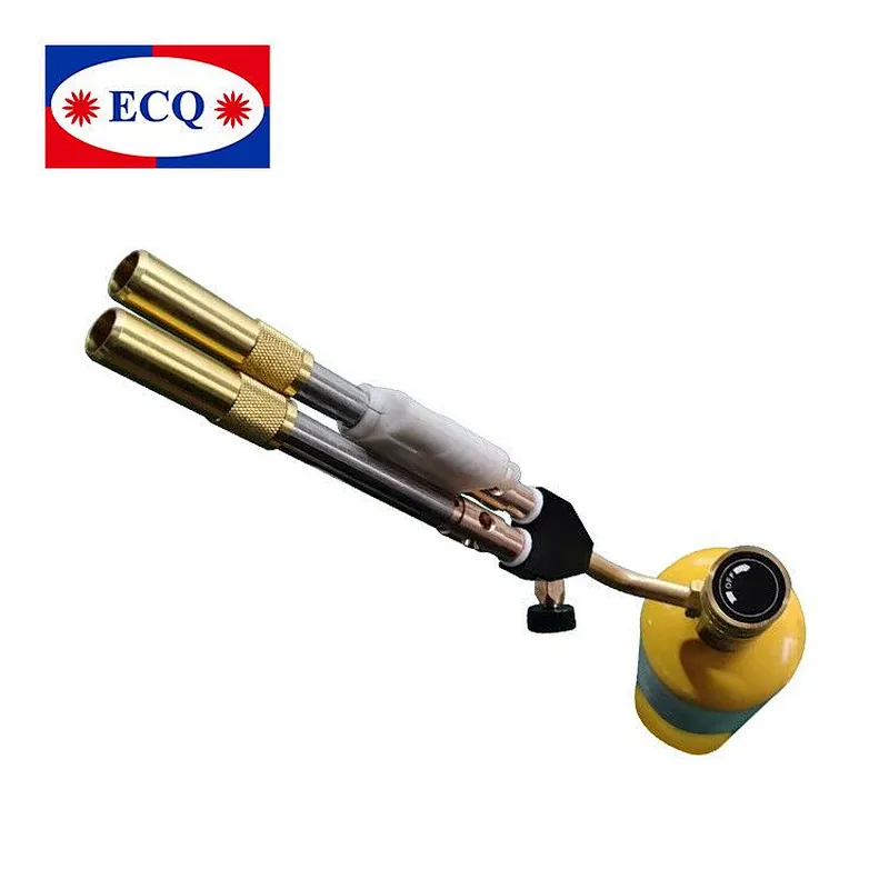 HVAC Spare Part ECQ New Design Double Burner Hand Torch for Soldering/Brazing welding torches
