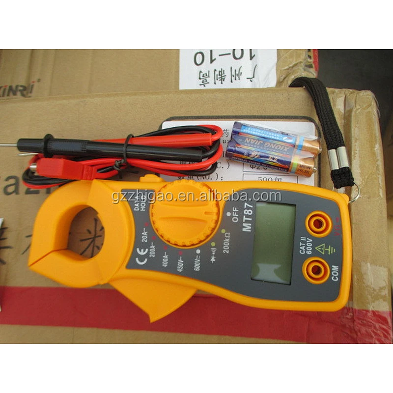 AC DC Digital clamp multimeter clamp meter MT87