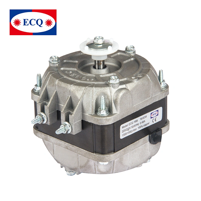 Square shaded pole motor 230V/50-60hz 16W for Small Ventilation Equipment,Refrigeration Equipment Radiator Evaporator