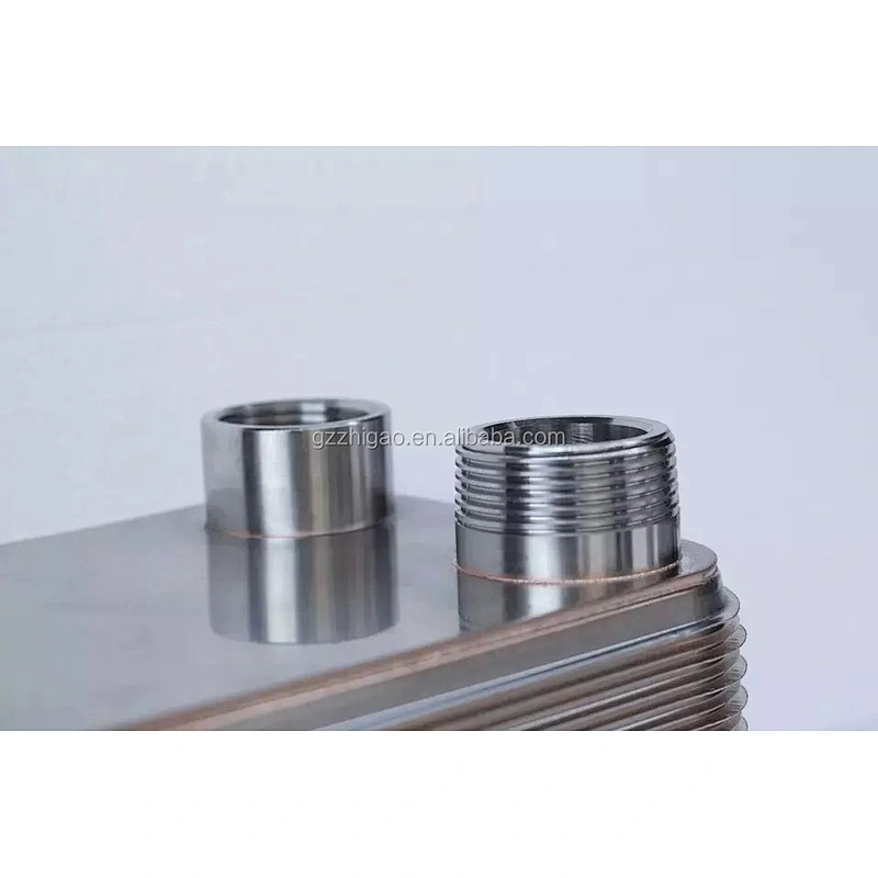 Oil cooler Water Cooling Secondary System Water Heating Stainless Steel Brazed Plate  Heat Exchanger Evaporator