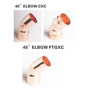 Factory support copper pipes fittings refrigeration spare part copper y fittings copper tube Tee