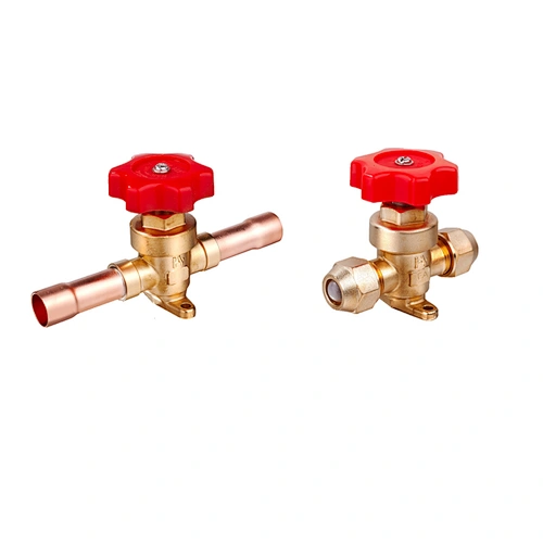 Condensing Unit Spare Part Hand Valve Refrigeration and AC Accessory Parts Model KM Diaphragm Hand Valve Stop Valve 1/4 to 7/8