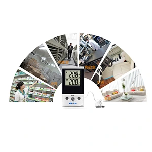 Indoor/outdoor Elitech Big Screen 2 channel/sensor probe Digital Thermometer DT-1 for Refrigerator/ fish tank/ household