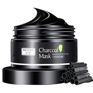 Wholesale OEM Private Label Face Deep Clean Blackhead Bamboo Mud Peel Off Black Charcoal Mask