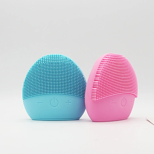 Beauty Personal Care Electric Ultrasonic Silicone Facial Cleansing Brush Pink Waterproof Facial care Facial Brush