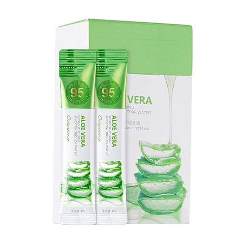 Private Label Beauty Repairing Hydrating Moisturizing Soothing Anti Acne Night Sleeping Gel  Aloe Vera Face Gel Mask