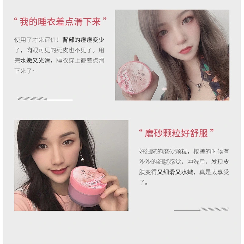 Fashion Design OEM Wholesale Cleansing Pore Sthooing Skin Exfoliating Pink Rose Body Scrub