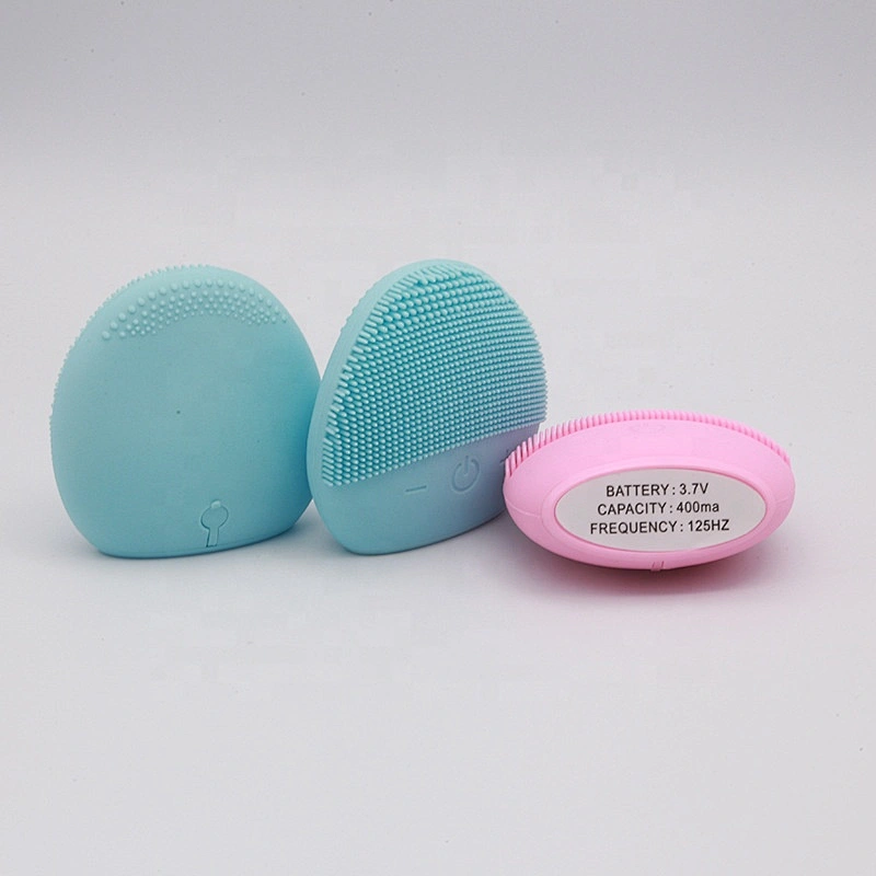Beauty Personal Care Electric Ultrasonic Silicone Facial Cleansing Brush Pink Waterproof Facial care Facial Brush